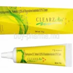 Clearz Max Cream 15gm for fungal skin infection, itching and redness relief.