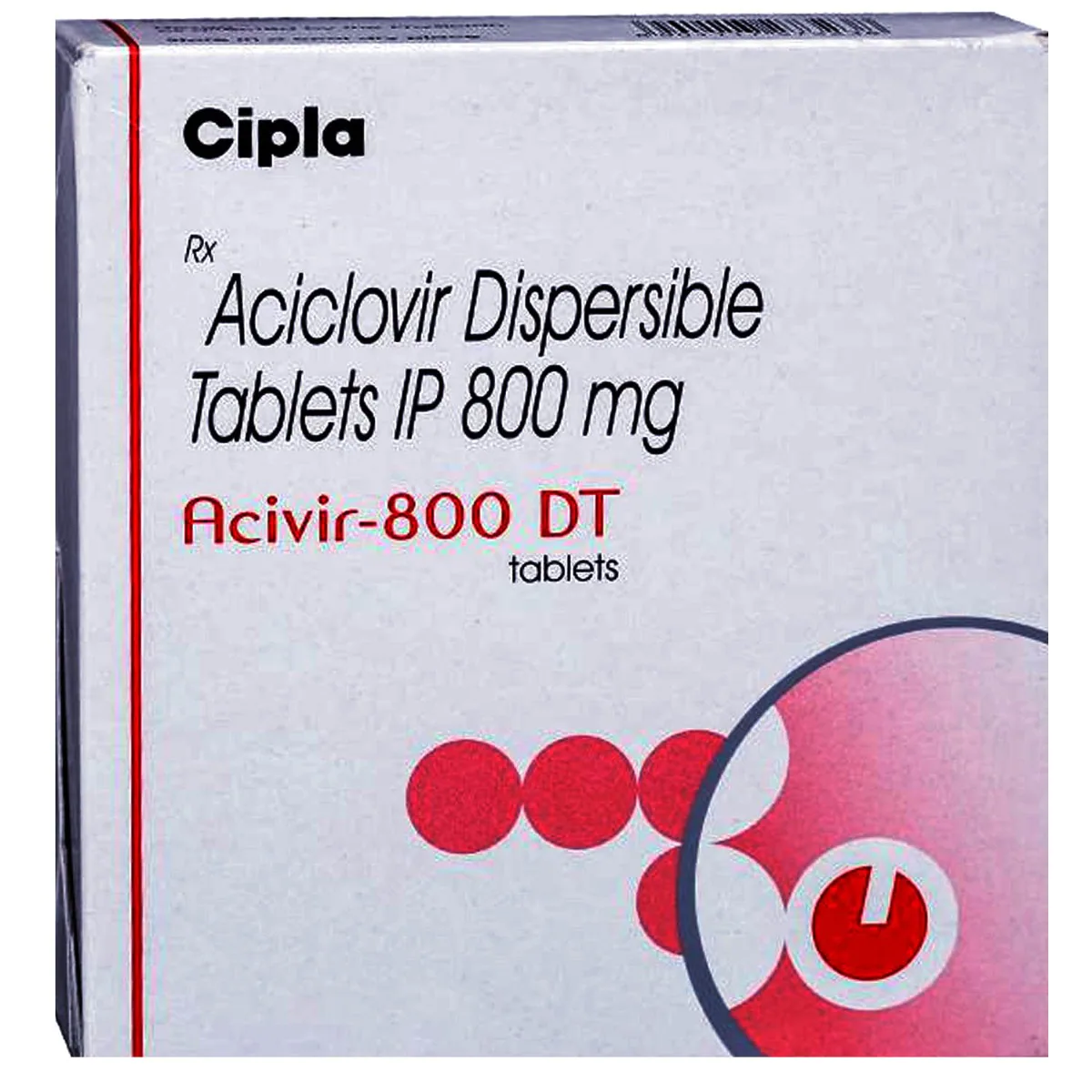 Acivir Dispersible Tablets 800mg