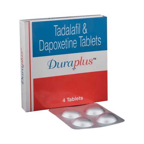 Duraplus tablet for sex problems in men used for premature ejaculation and erectile dysfunction.