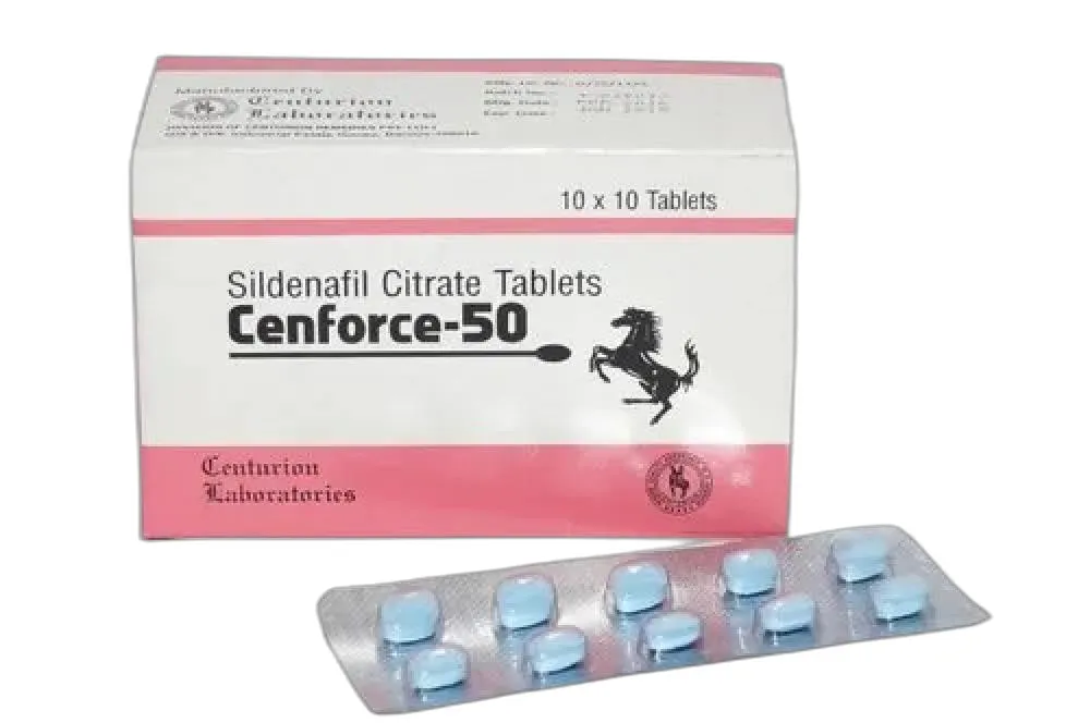 Cenforce 50 mg Sildenafil tablet for mens health problems and erectile dysfunction