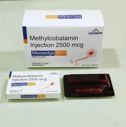 Methylcobalamin Injection 2500mcg for vitamin B12 deficiency, nerve pain and anemia.