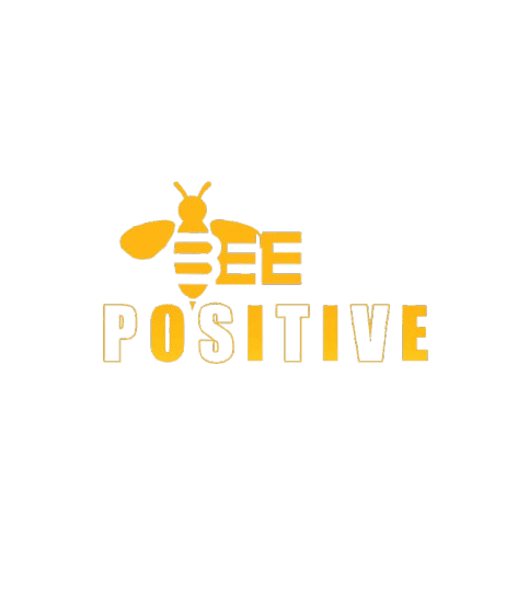 Bee Positive t-shirt design