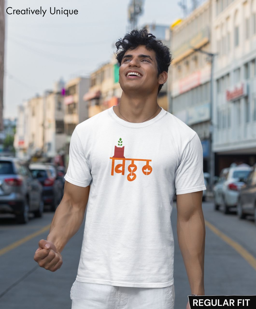 TulsiVitthal T-Shirt – Spiritual Cotton T-Shirt for Devotees - Image 3