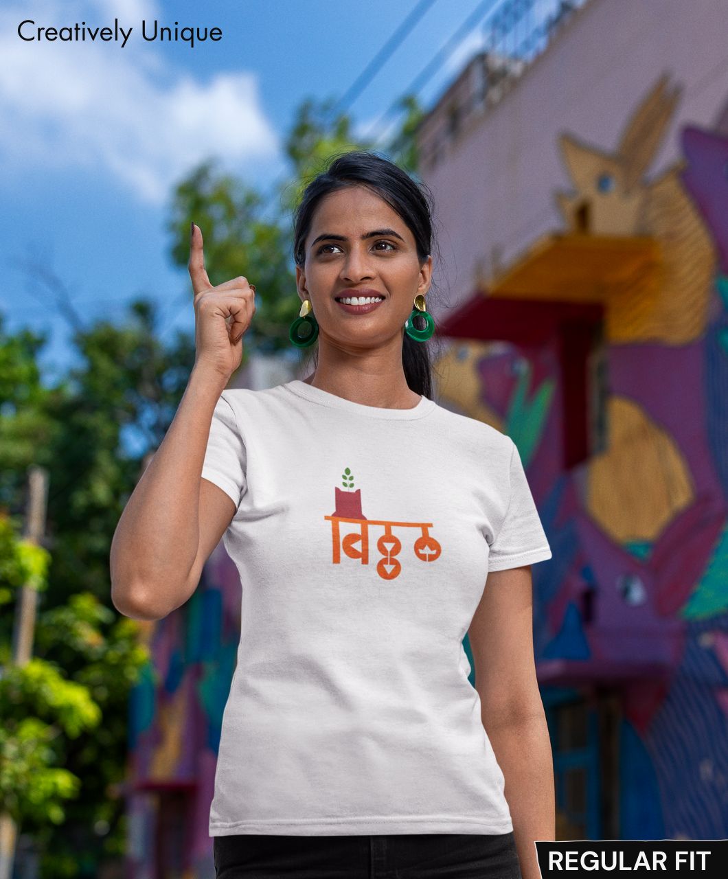 TulsiVitthal T-Shirt – Spiritual Cotton T-Shirt for Devotees - Image 5