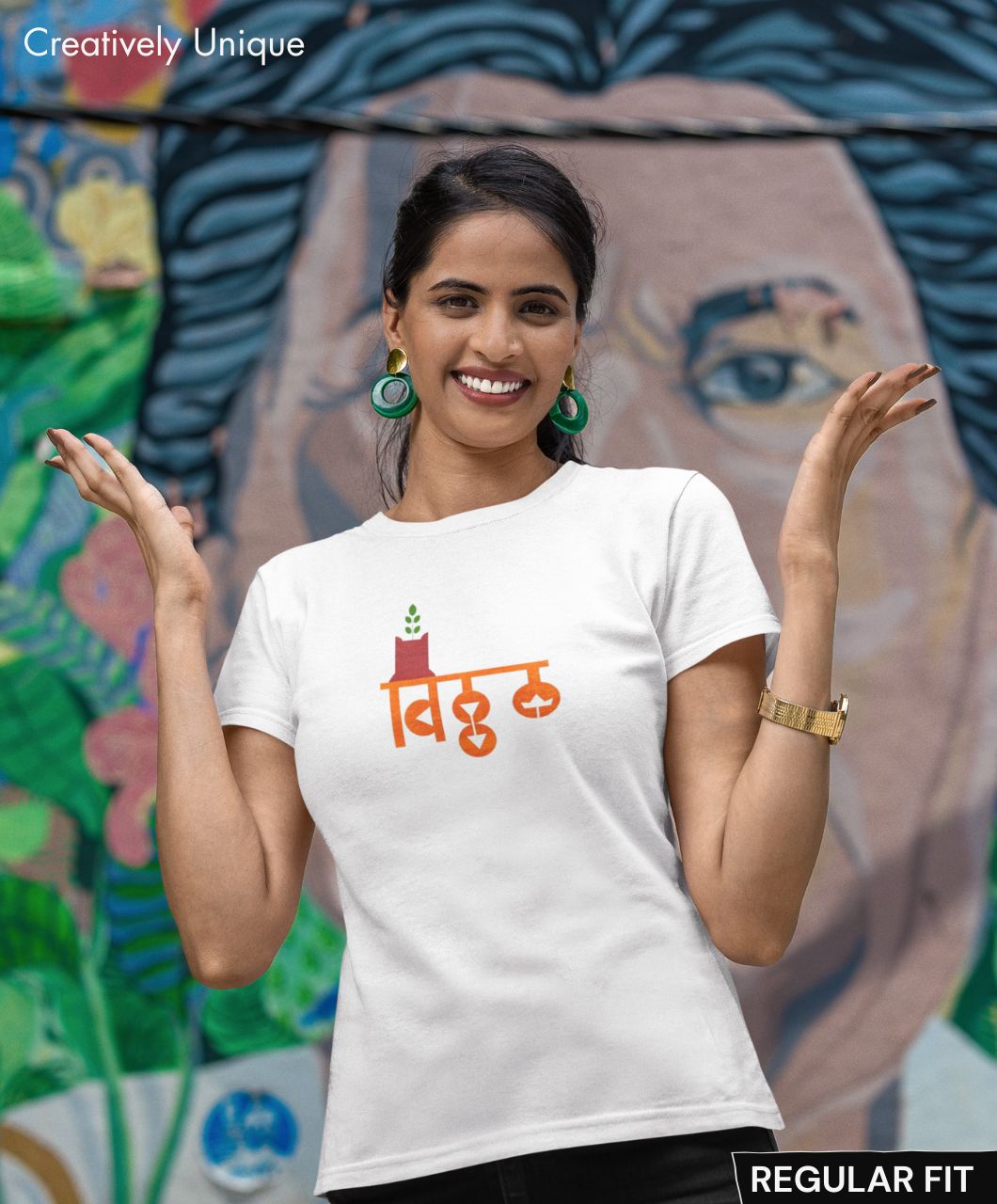 TulsiVitthal T-Shirt – Spiritual Cotton T-Shirt for Devotees - Image 6