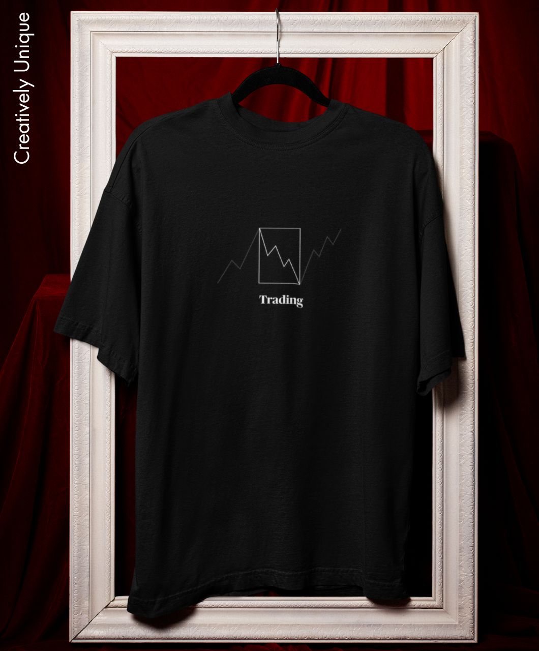 Trading Charts – 240 GSM 100% Cotton Oversized Tshirt
