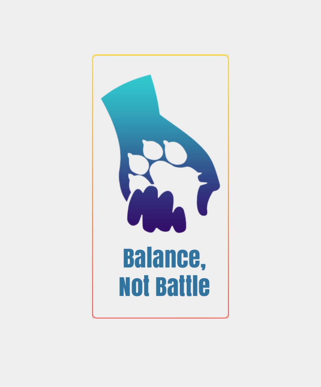 Balance Not Battle | Mindfulness & Positivity T-Shirts | 240 GSM