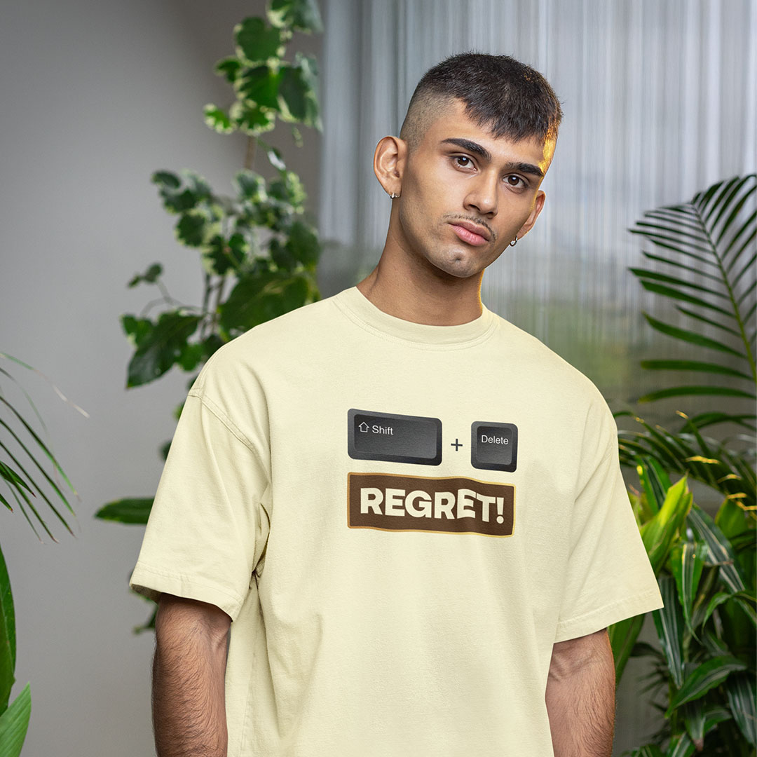Shift + Delete | Regret T-Shirt | Funny Relatable Graphic Tee - Image 2