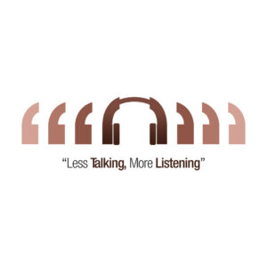 Less Talking More Listening | Statement Tee for the Calm & Smart