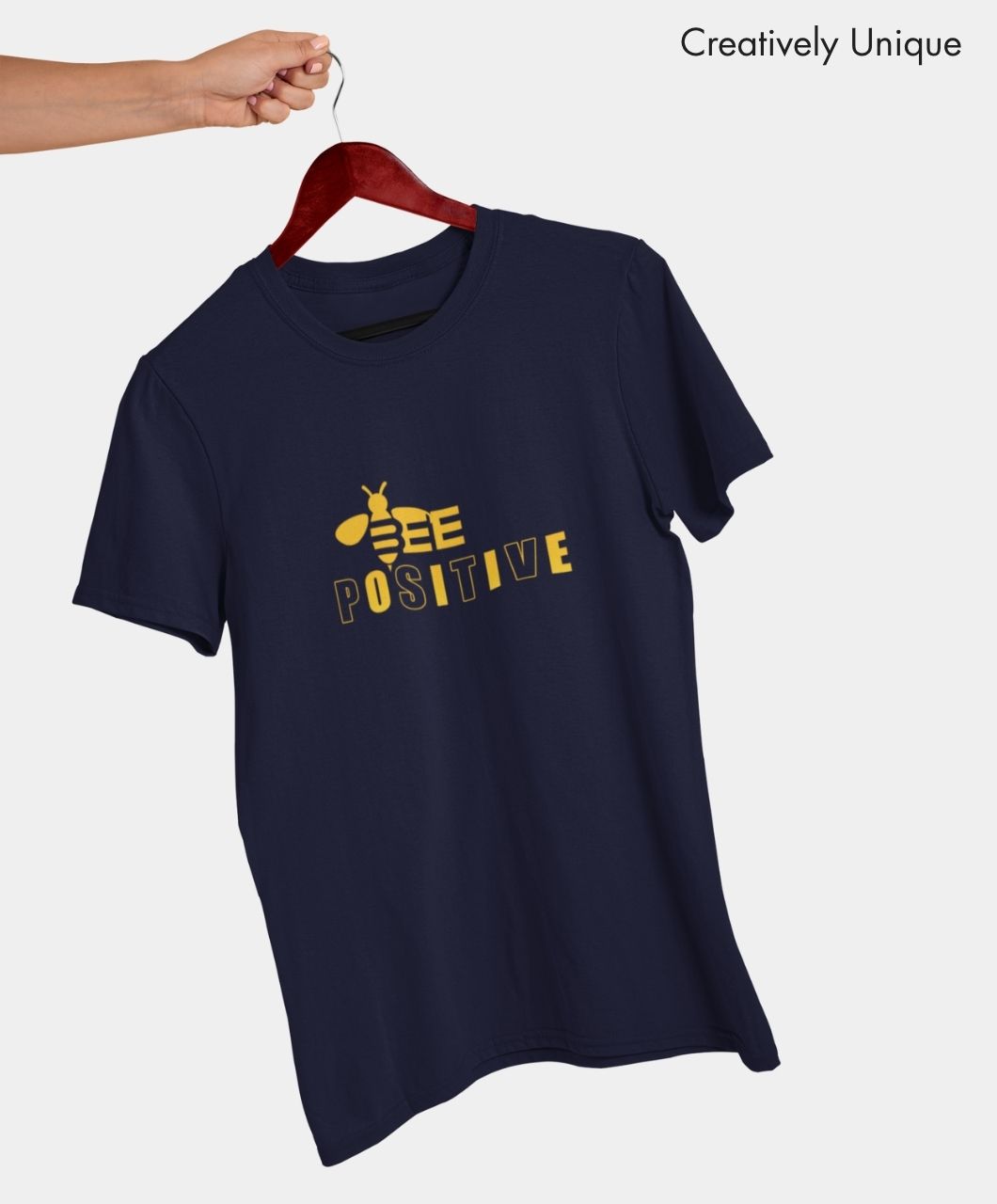 Bee Positive | Mindfulness & Positivity T-Shirts | 240 GSM - Image 3