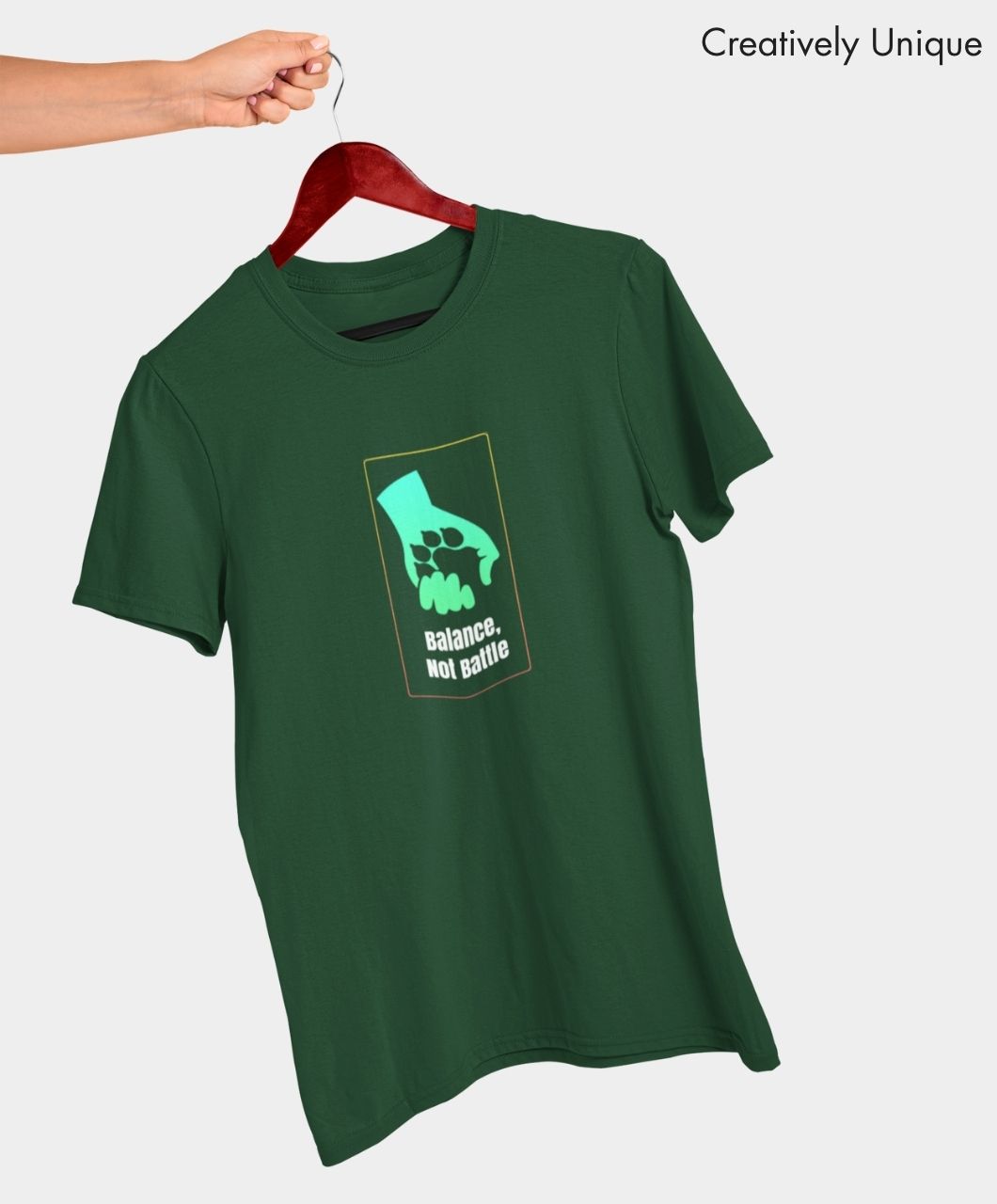 Balance Not Battle | Mindfulness & Positivity T-Shirts | 240 GSM - Image 8
