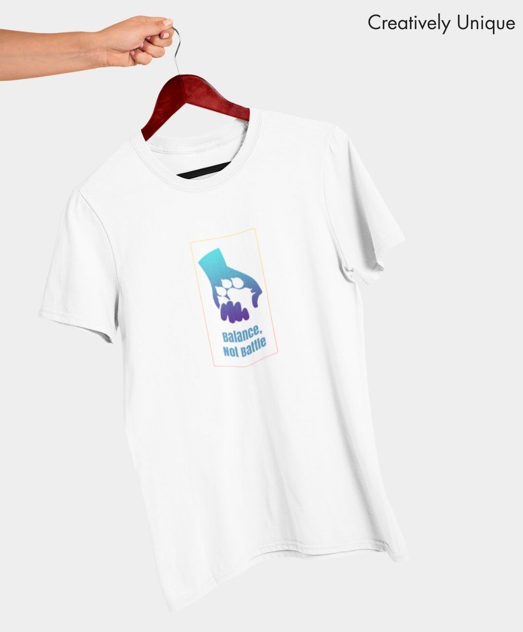 Balance Not Battle | Mindfulness & Positivity T-Shirts | 240 GSM - Image 6