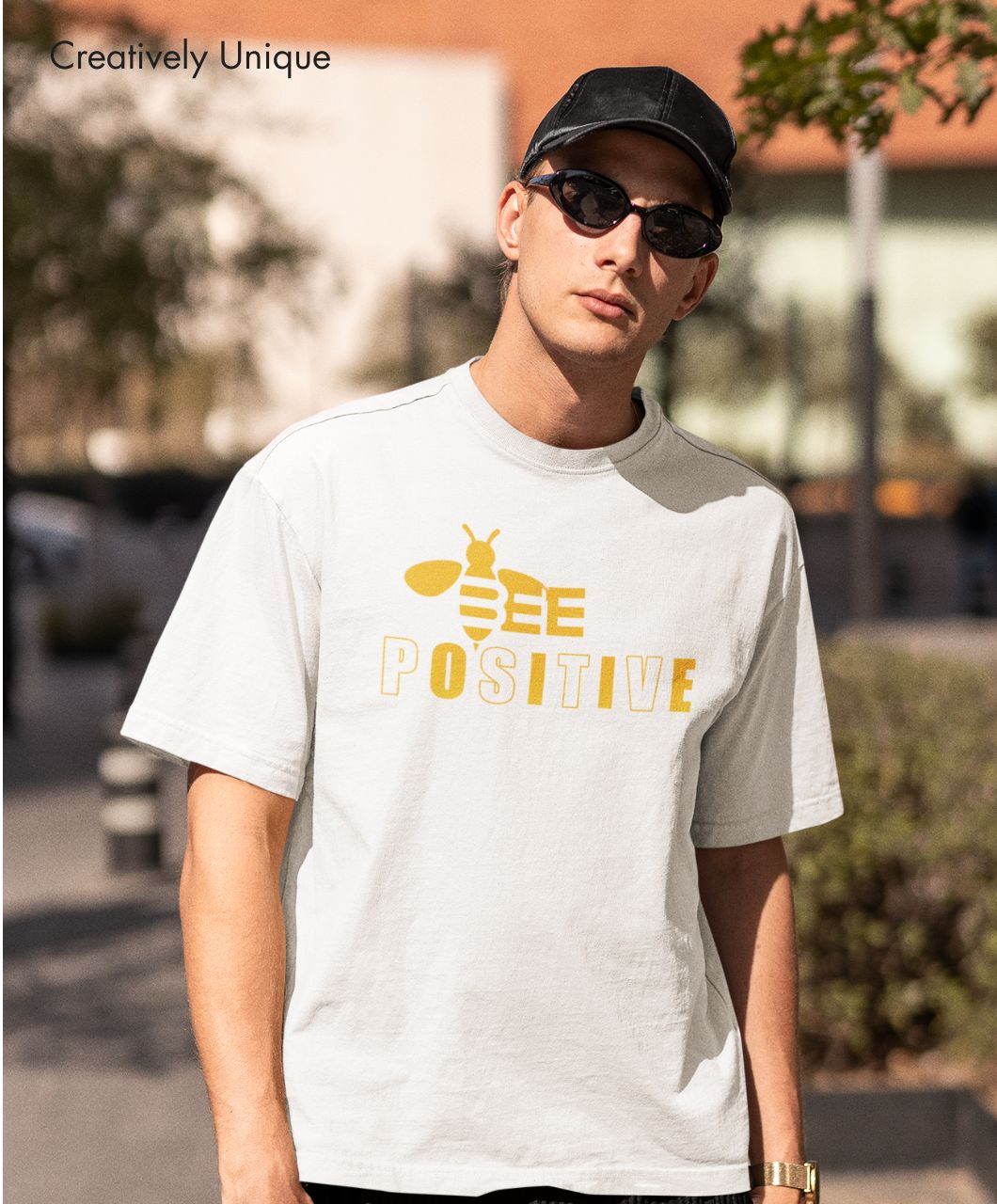 Bee Positive | Mindfulness & Positivity T-Shirts | 240 GSM - Image 2
