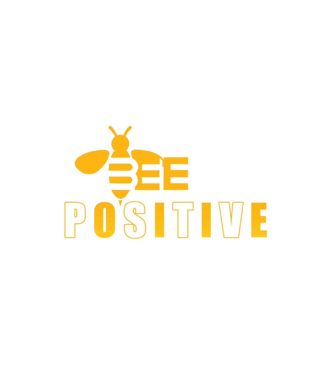 Bee Positive | Mindfulness & Positivity T-Shirts | 240 GSM