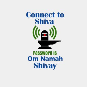 Connect to Shiva, Password is Om Namah Shivay | Shiva T-Shirts