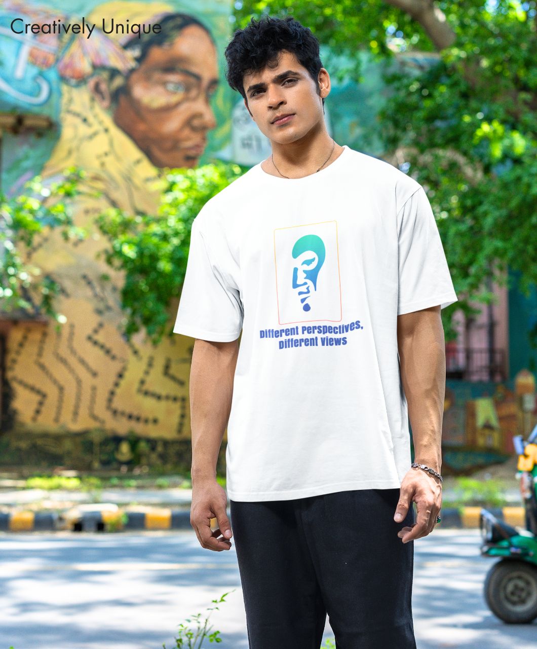 Different Perspectives, Different Views | Durable HD Print Graphic Tee - Image 2