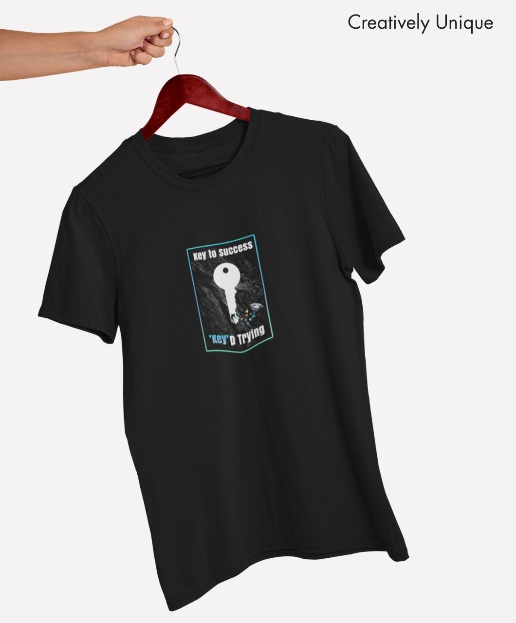 Key to Success: "Key" p Trying T-Shirts | Motivational Tees - Image 8