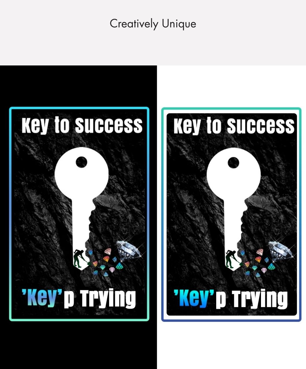 Key to Success: "Key" p Trying T-Shirts | Motivational Tees - Image 6